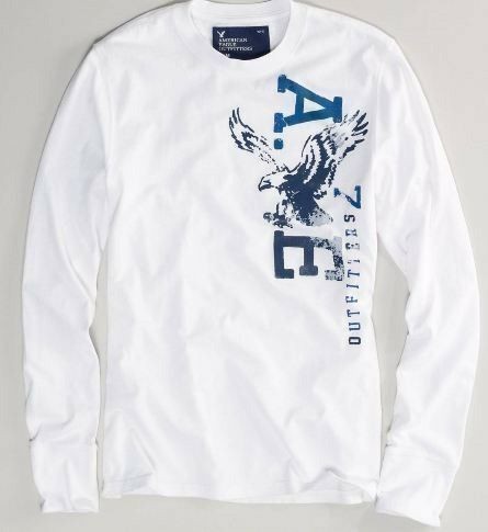 American Eagle: Menâ€™s Graphic Long Sleeve Shirts as low as 6.29 ...