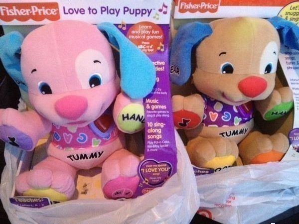 fisher price singing puppy