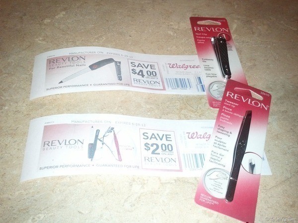 I bought Revlon tweezers and Revlon nail clippers. Both were priced at $2.99