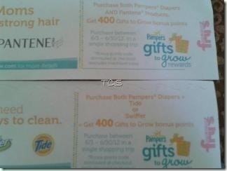 Pampers Codes Gifts To Grow 2012