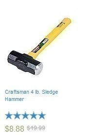 Craftsman 4 lb sledge hammer hotsell