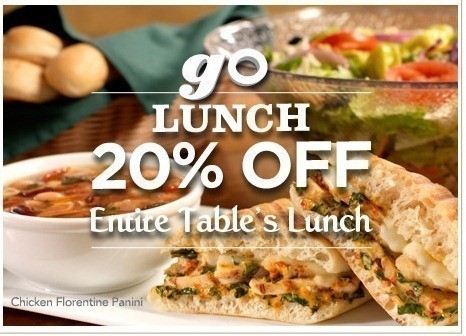 20 Off Lunch At Olive Garden Miss Money Bee