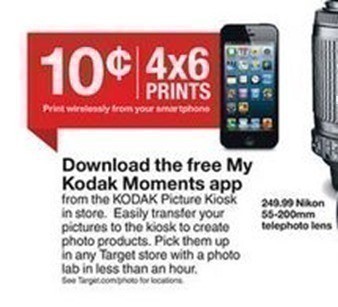 target 40 free 4 6 photo prints the centsable shoppin