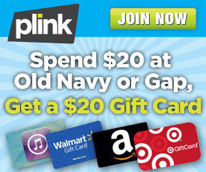 Plink: Spend $20 at Gap or Old Navy, Get a $20 Gift Card