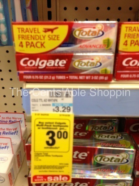 CVS: Colgate 4pk Toothpaste just $.29 ea. (Lim 2) – No Coupons Needed