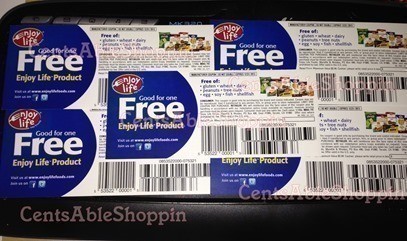Coupons for Compliments | 5 FREE Product Coupons from Enjoy Life Foods (Each $5.99 Value)