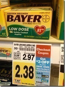 Frys: Bayer Aspirin Products FREE + $2.24 Moneymaker (Starts 6/23)