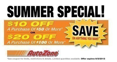 autozone coupons