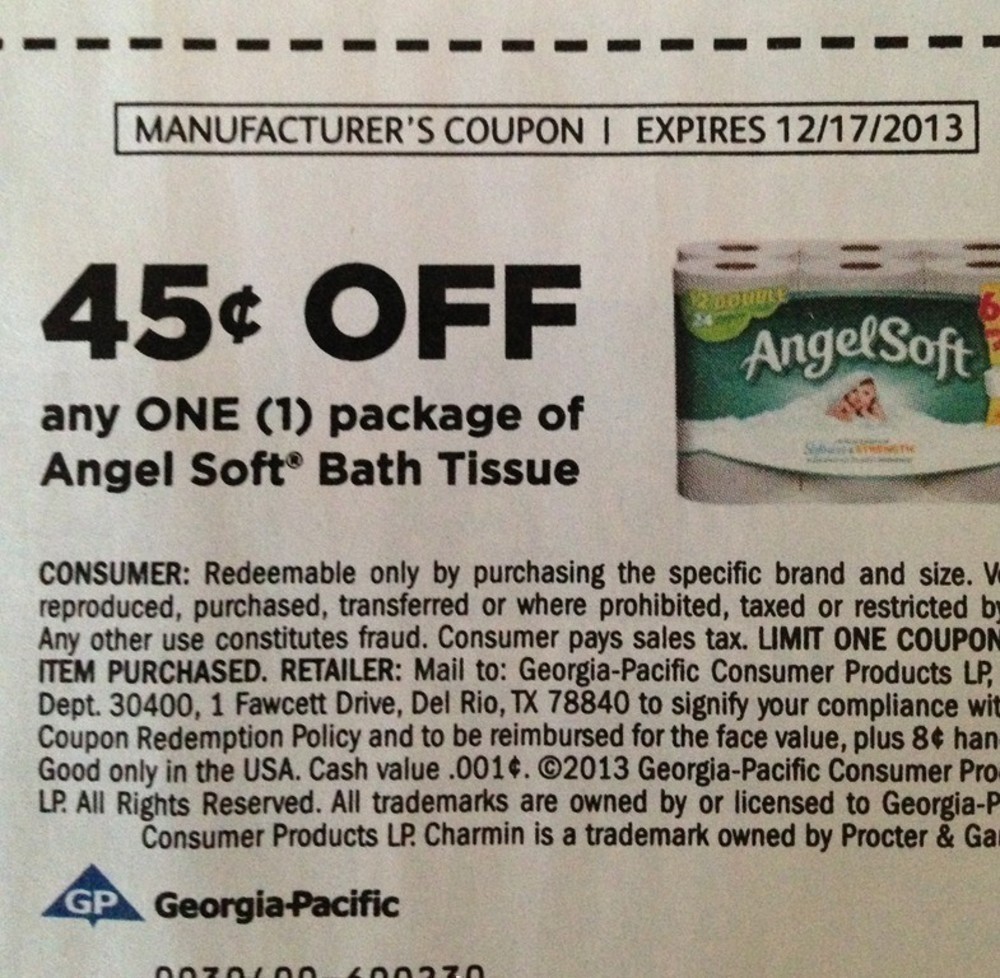 Printable Coupons Angel Soft Toilet Paper Get What You Need For Free