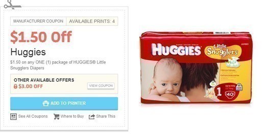 Huggies little snugglers coupons printable