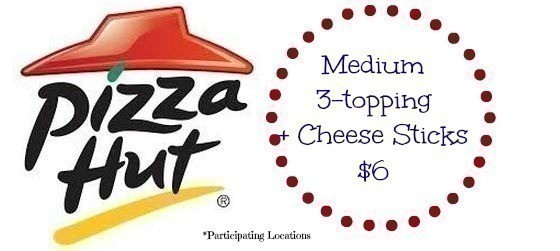 Pizza hut pick up coupons
