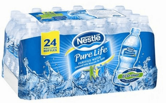 nestle pure life water new packaging