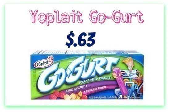 Target Yoplait GoGurt just .63