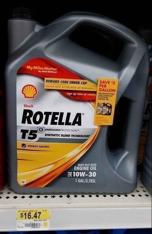 shell-rotella-t5-synthetic-blend-15w-40-diesel-engine-oil-2-5-gallon
