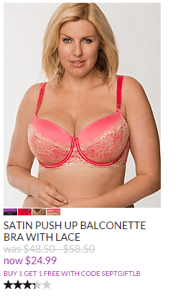 Lane Bryant: Buy 1 Get 1 FREE Cacique Bras {As low as $12.50 + FREE Ship to  Store} – The CentsAble Shoppin