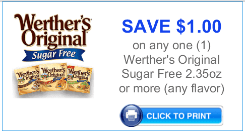 Werther’s Sugar Free Coupon | $.50 at Walgreens {Starts 9/7}