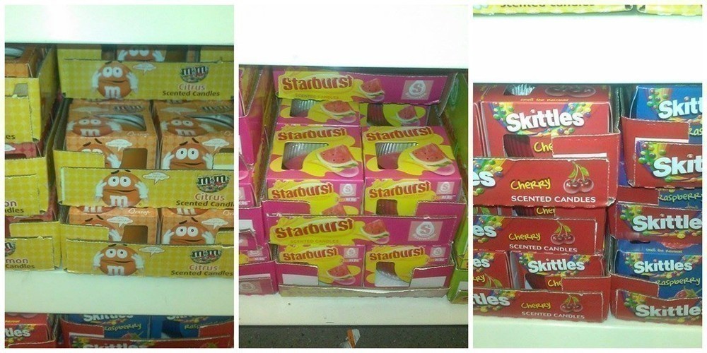 Dollar Tree: Starburst, Skittles AND M&amp;M Scented Candles ONLY $1