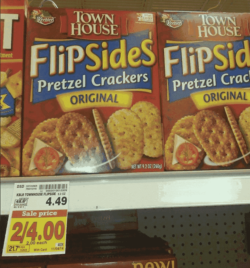 Fry’s Keebler TownHouse FlipSides Pretzel Crackers 1