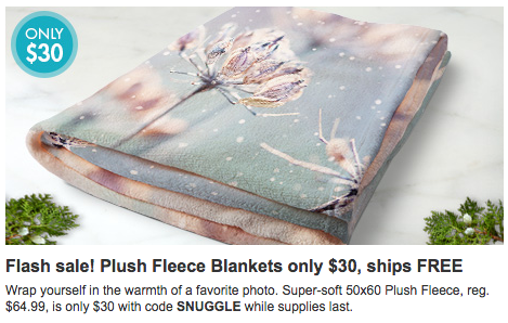 Snapfish blanket sale online