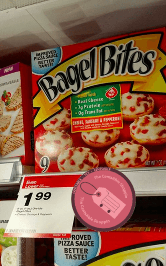 Target Bagel Bites just .24
