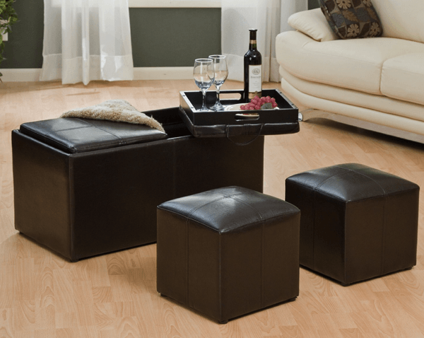 Jameson double storage ottoman shop with tray tables
