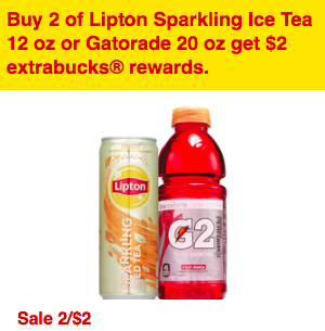 cvs free lipton sparkling