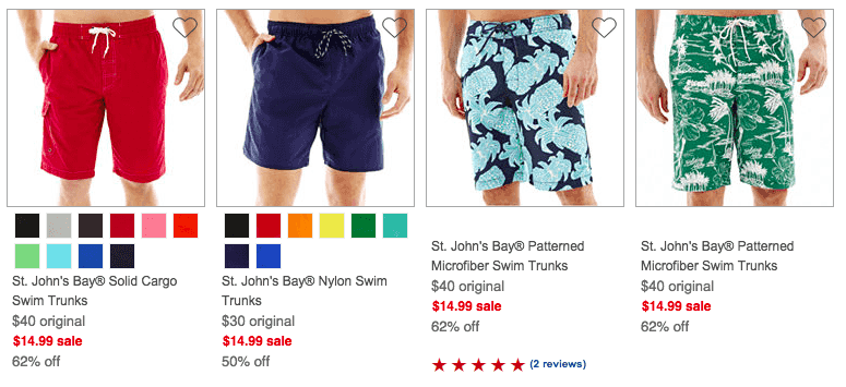 jcpenney swim trunks