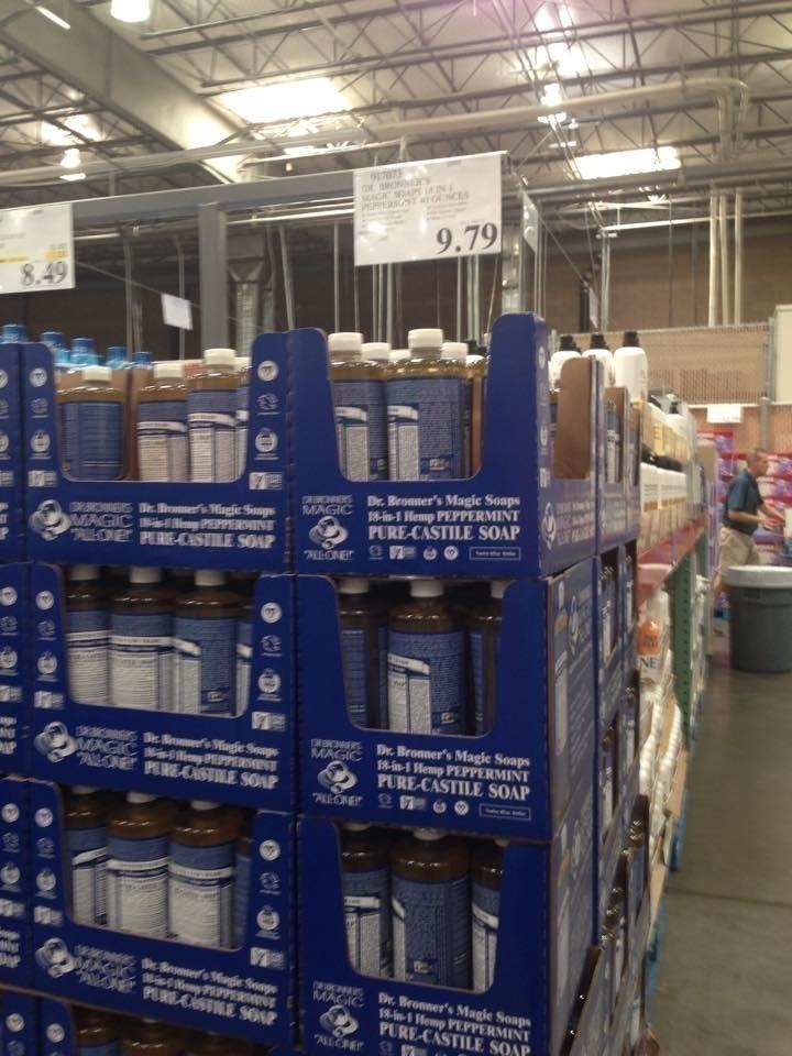 Costco Dr. Bronner’s Castile Soap 40 oz just 9.79 Closeout Item