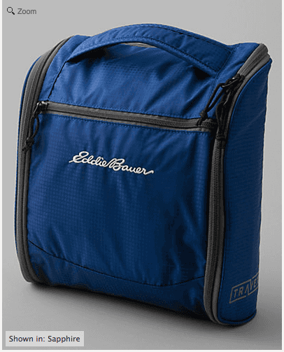 Eddie bauer travel hanging sale kit bag