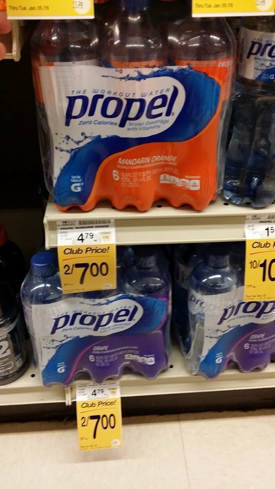 Safeway Propel Fitness Water just .42 per Bottle