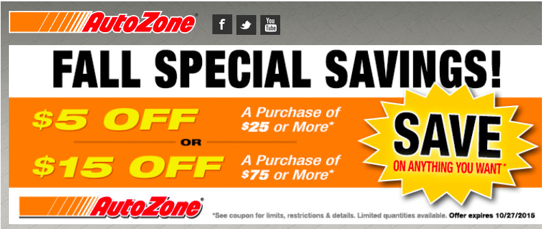 autozone coupon policy coupons