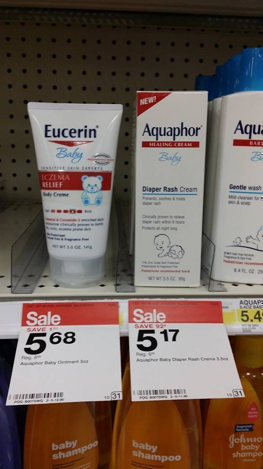 Target: Aquaphor Diaper Rash Cream just $3.17