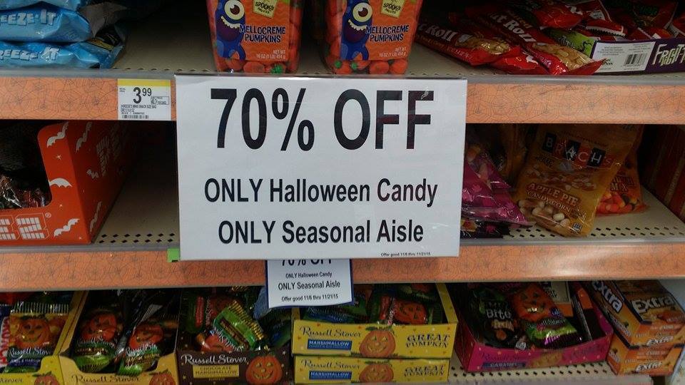 Walgreens Halloween Candy 70 OFF