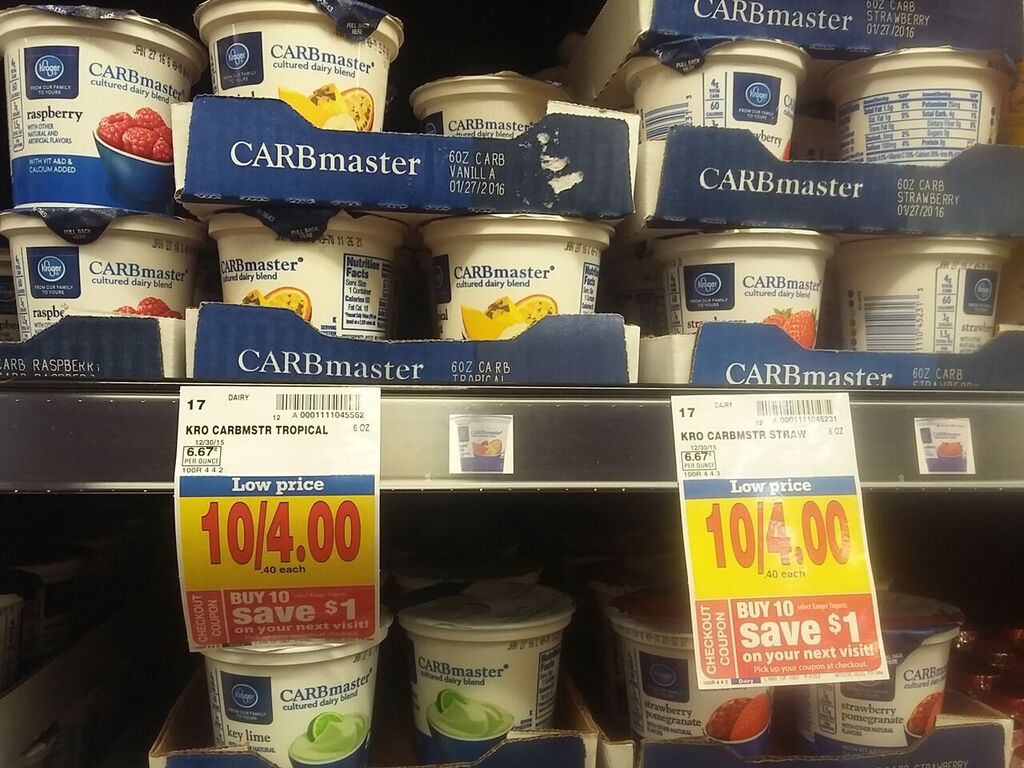 Fry’s Kroger CARBmaster Yogurt .30