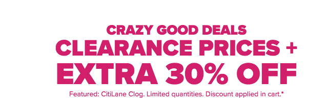 Crocs on sale 30 off