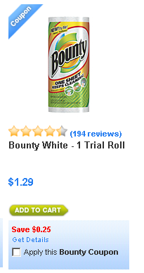 HOTNESS!  Febreze Luminary Refill + Bounty for .94 SHIPPED!