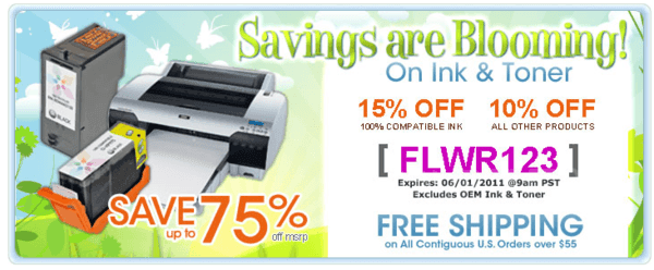 GOT INK? 123Inkjets.com has 32% Cash Back TODAY Only!