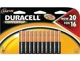 Staples: 20 ct Duracell FREE after Staples Rewards!