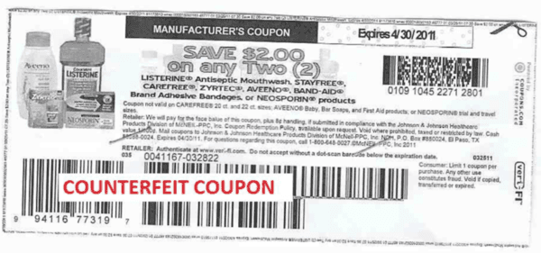 *Important* NEW Fraudulent Coupon Identified by CIC