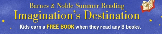 Barnes & Noble Summer Reading Program–FREE Book!
