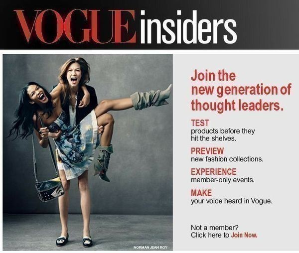Join VOGUE Insiders & Test FREE Products!