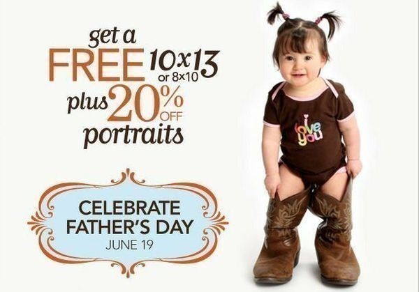 FREE 8×10 or 10×13 from Picture People + FREE Olan Mills & FREE Sears Offers!