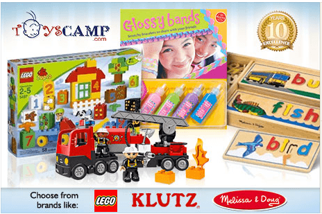 $10 for $25 of Melissa & Doug, Lego & Other Toys (Eversave)
