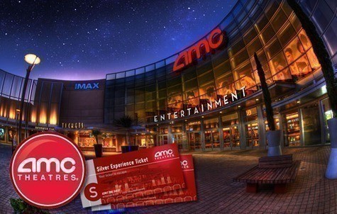 4 Silver Experience AMC Movie Theater Tickets for $24 ($52 Value!) + Ship to your Door!
