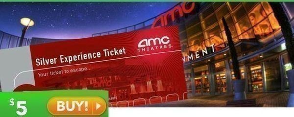 *HOT* Saveology Deals: $5 for Silver Experience AMC Ticket & $5 for $10 iTunes Card!