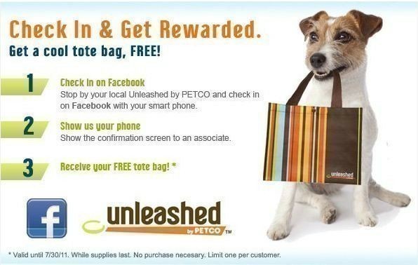 FREE Tote Bag at Petco (with Smartphone Check-In)