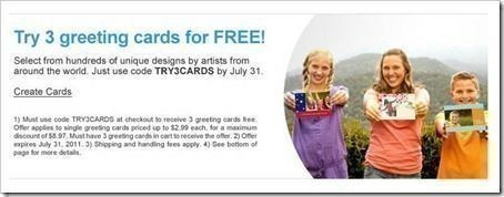 Last Day! Snapfish: 3 FREE Customized Greeting Cards (+ $1.49 Ship)