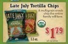 Sprouts: $0.79 Late July Organic Chips