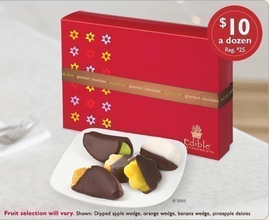 Edible Arrangements: Gourmet Box of Dipped Fruit just $10 thru 07/17!