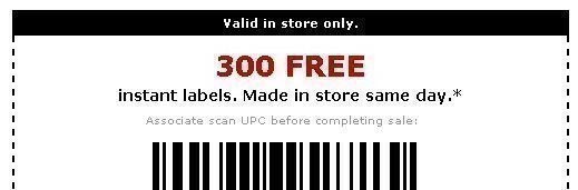 (Reminder) Staples: 300 FREE Labels ($9.99 Value) thru 08/24!